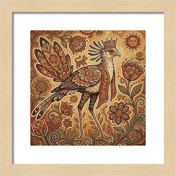 Majestic Secretary Bird