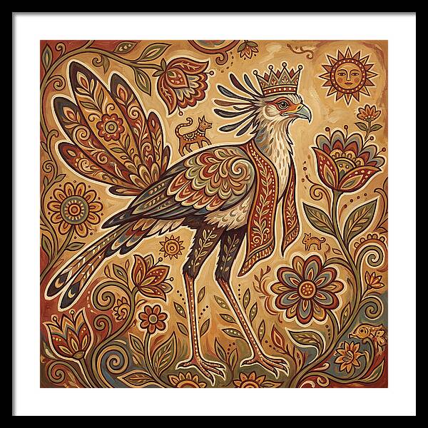 Majestic Secretary Bird