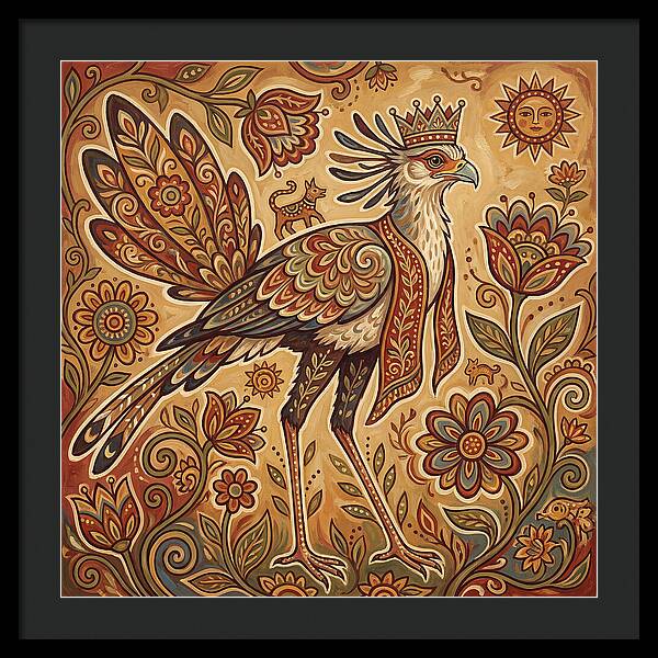 Majestic Secretary Bird