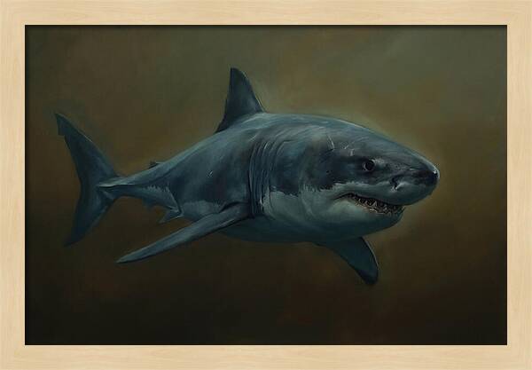 Majestic Shark In Motion