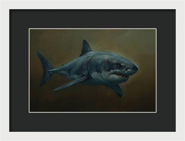 Majestic Shark In Motion