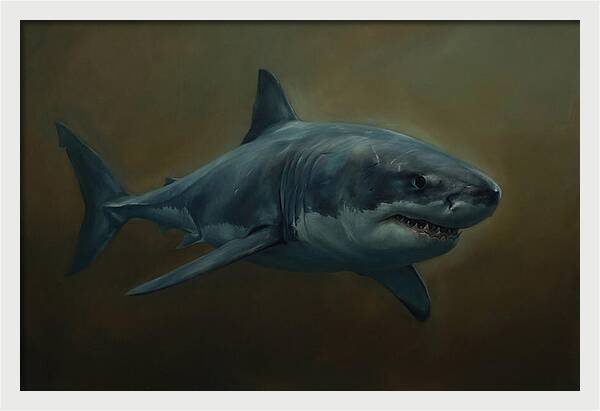 Majestic Shark In Motion