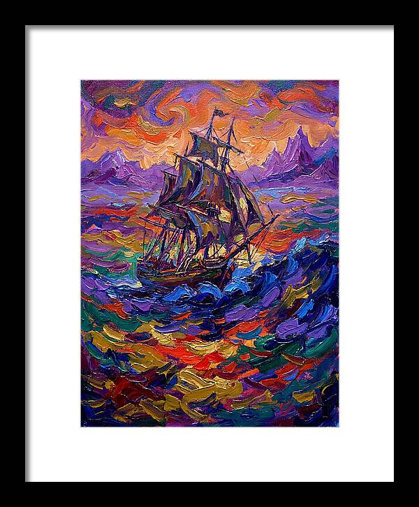 Majestic Ship At Sea