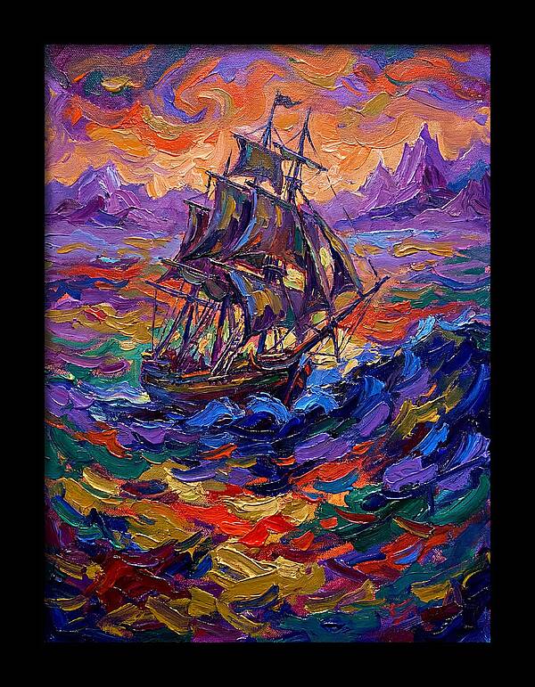 Majestic Ship At Sea