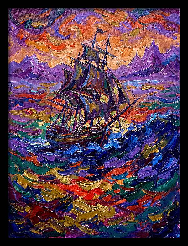 Majestic Ship At Sea