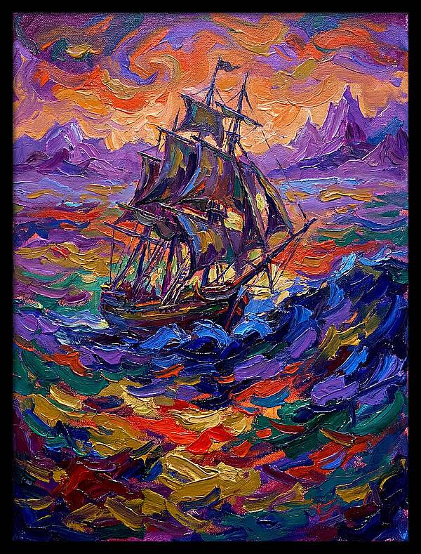 Majestic Ship At Sea