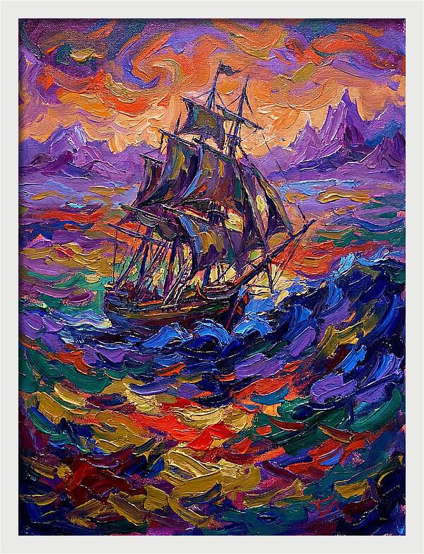 Majestic Ship At Sea
