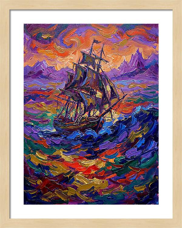 Majestic Ship At Sea