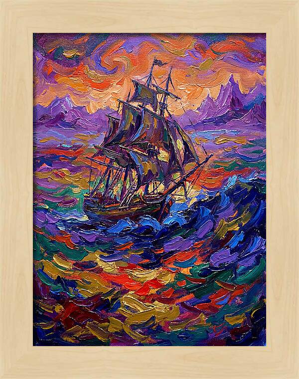 Majestic Ship At Sea