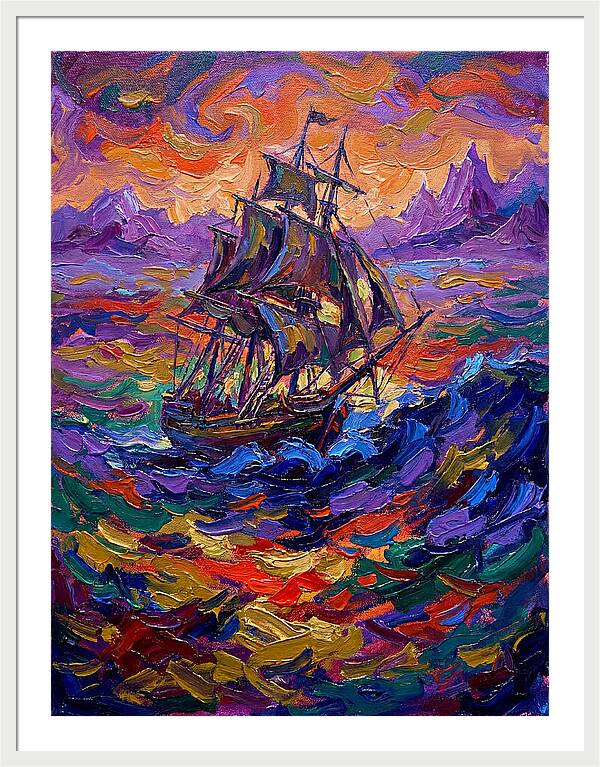 Majestic Ship At Sea