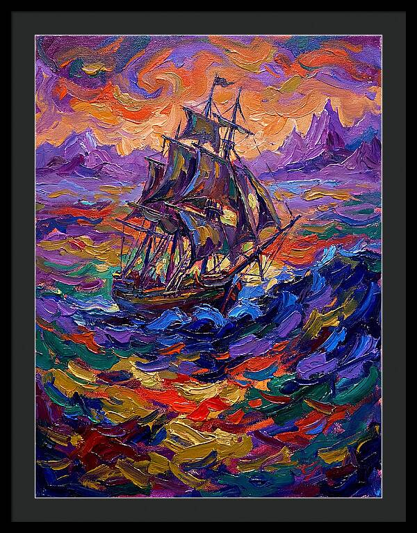Majestic Ship At Sea