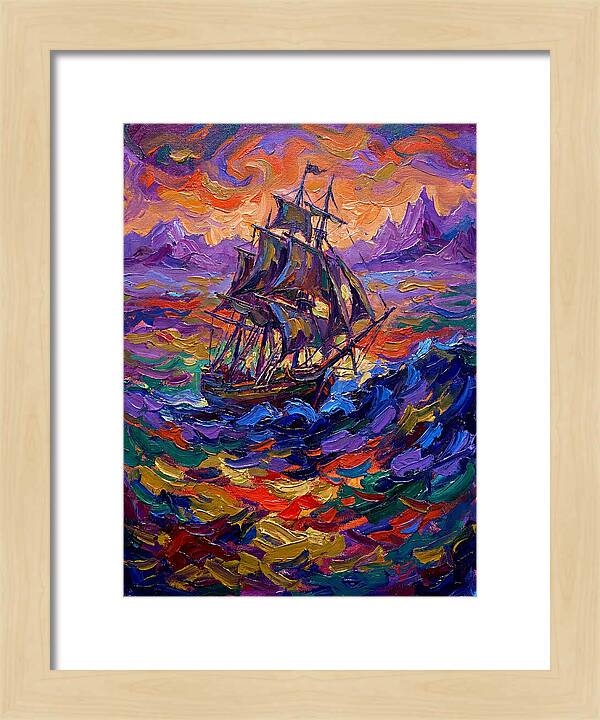 Majestic Ship At Sea