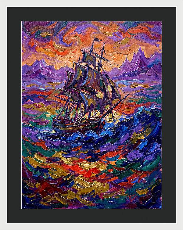 Majestic Ship At Sea
