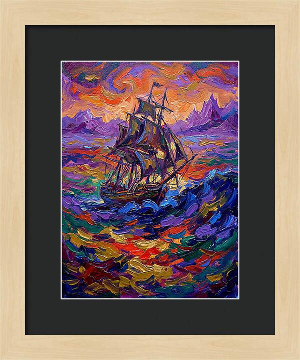 Majestic Ship At Sea