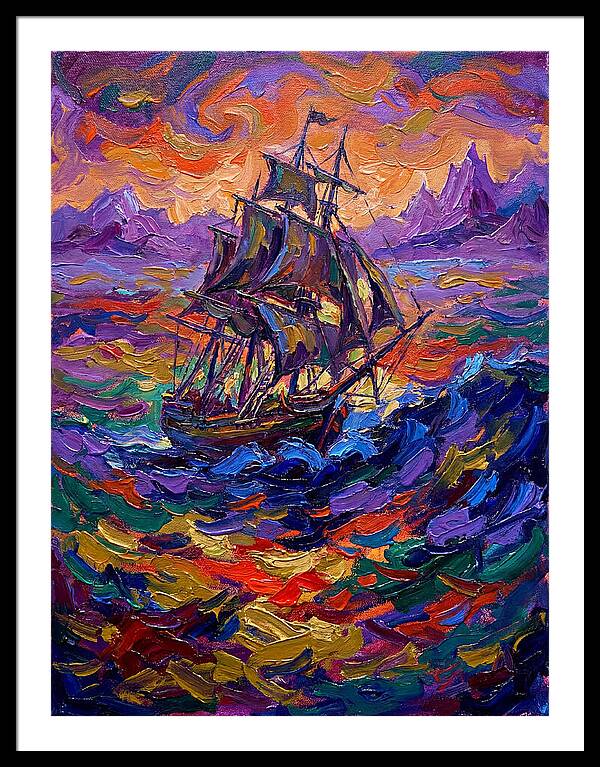 Majestic Ship At Sea