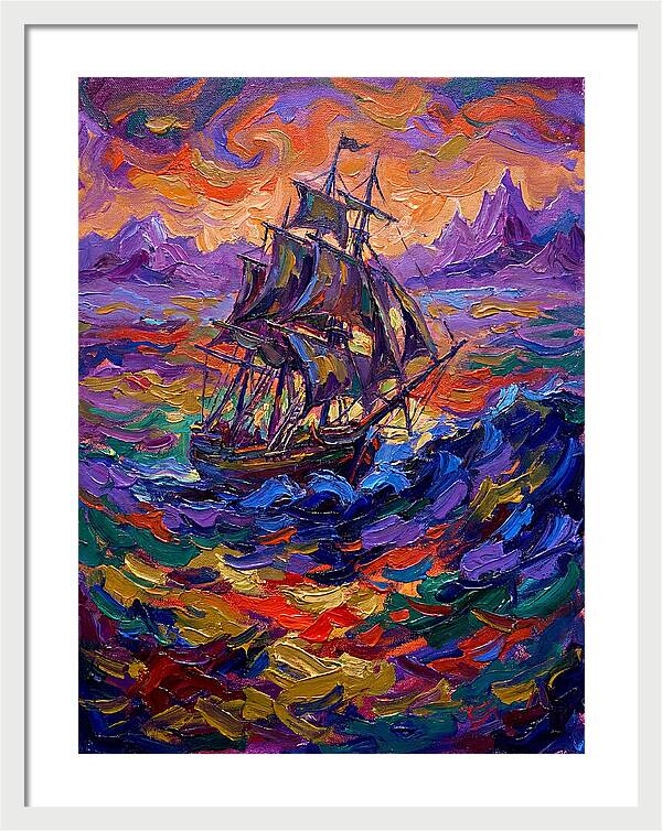 Majestic Ship At Sea