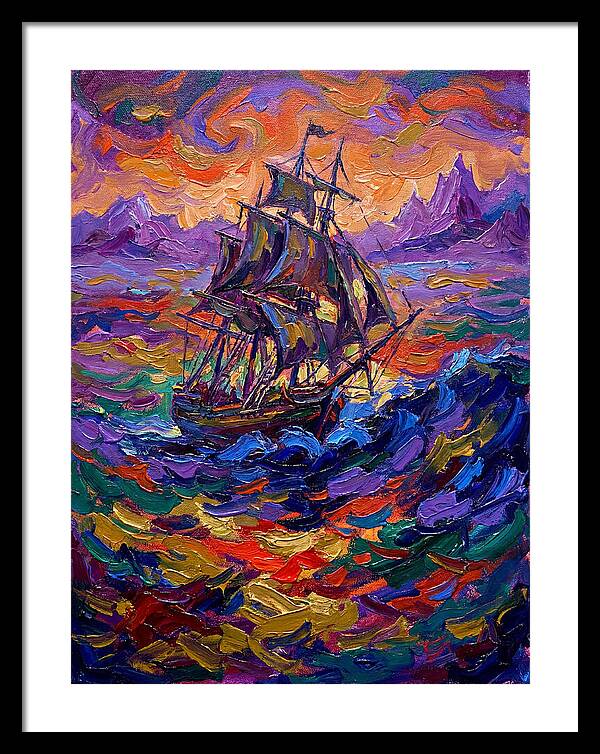 Majestic Ship At Sea