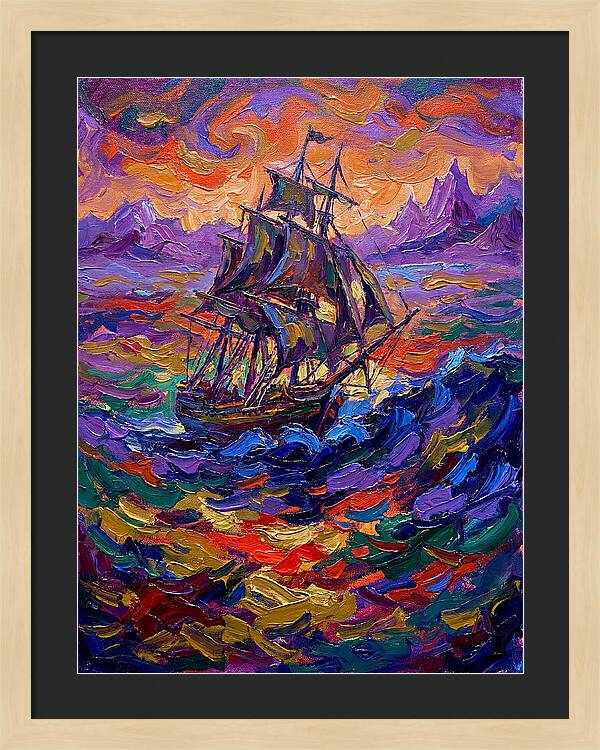 Majestic Ship At Sea