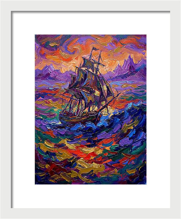 Majestic Ship At Sea
