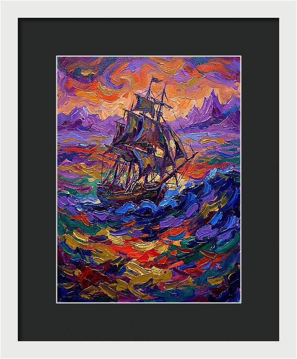Majestic Ship At Sea