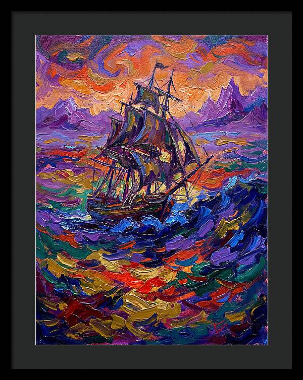 Majestic Ship At Sea