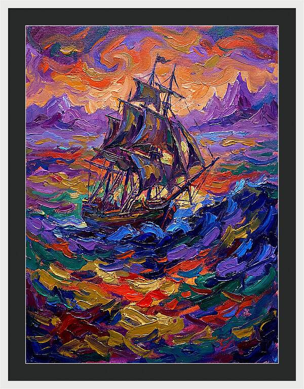 Majestic Ship At Sea
