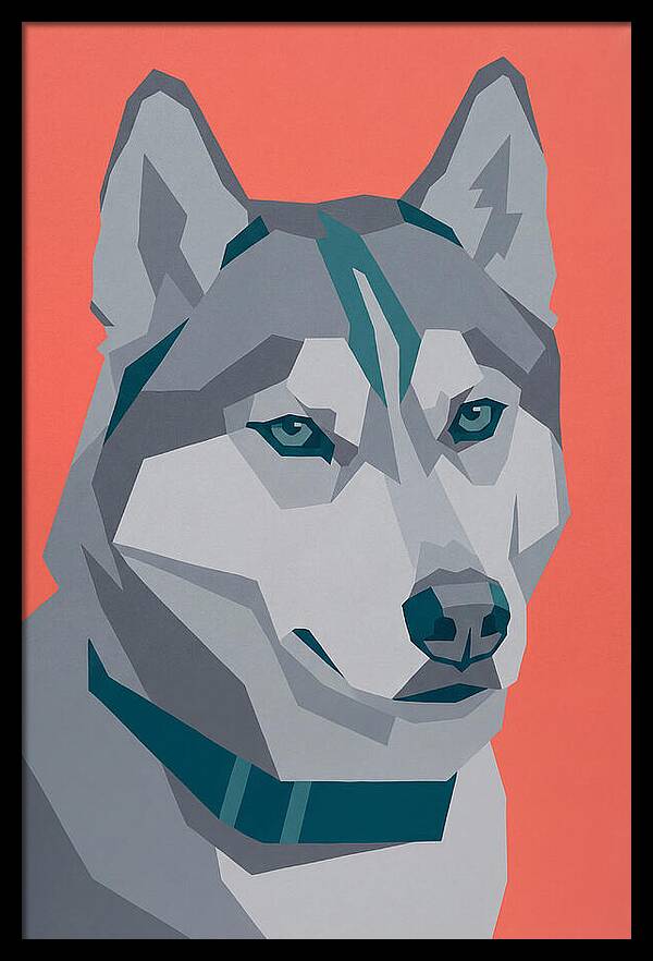 Majestic Siberian Husky Closeup