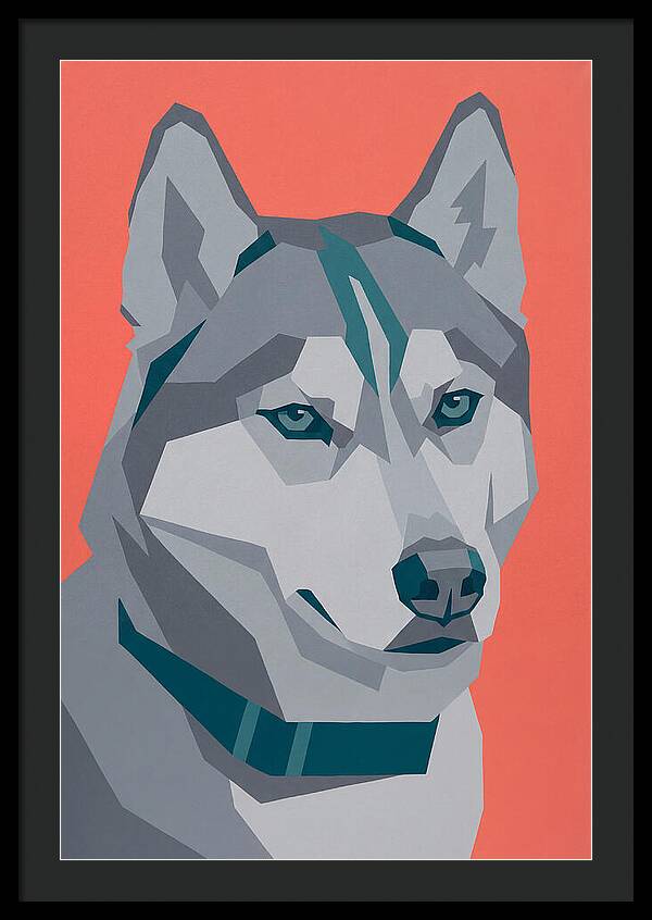 Majestic Siberian Husky Closeup