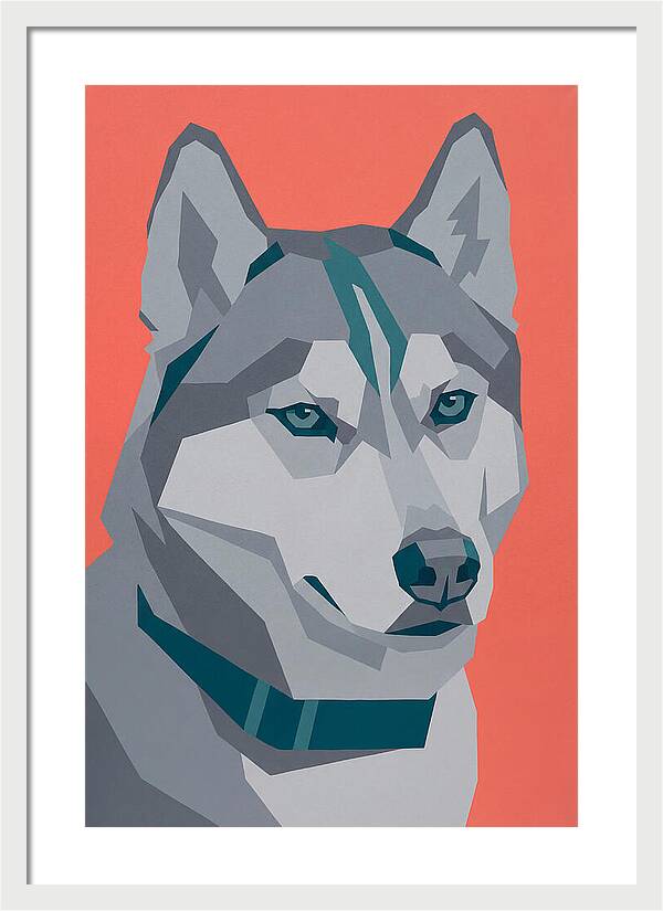 Majestic Siberian Husky Closeup