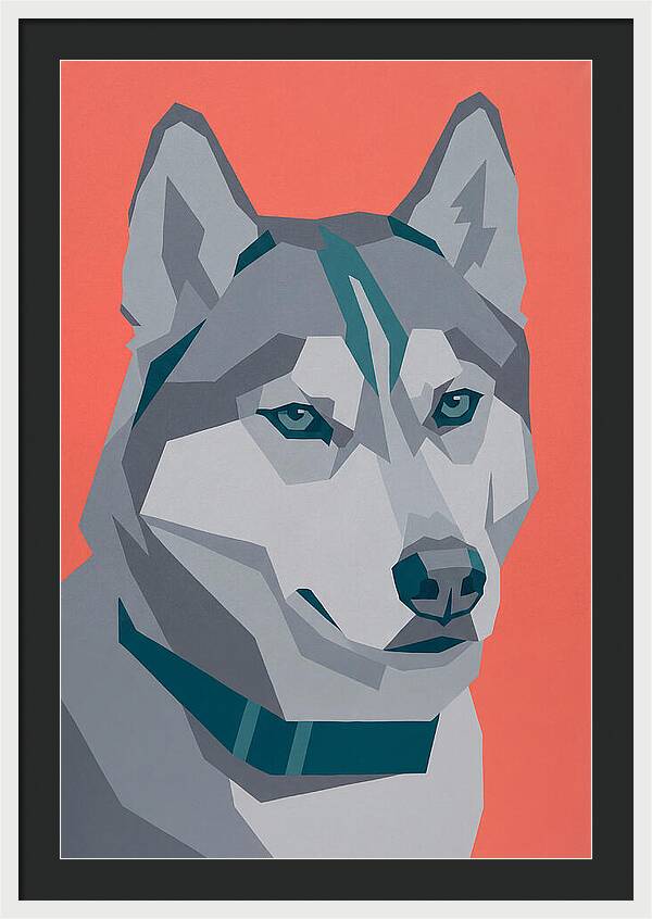 Majestic Siberian Husky Closeup