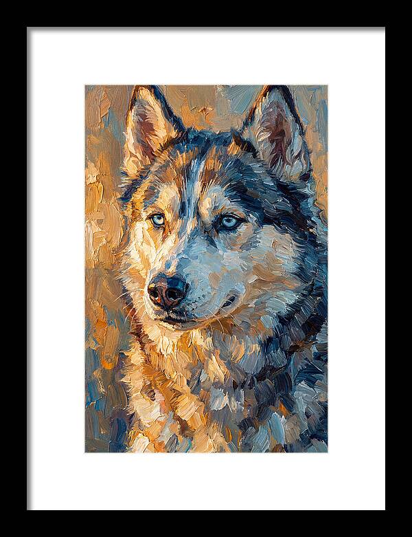 Majestic Siberian Husky