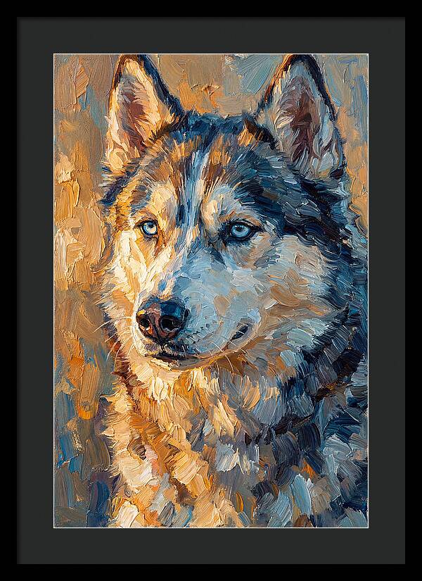 Majestic Siberian Husky