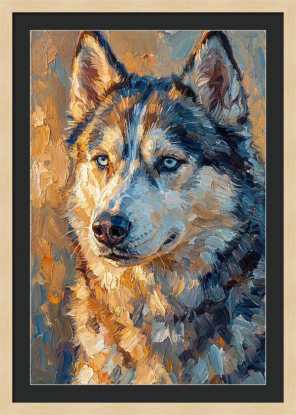 Majestic Siberian Husky