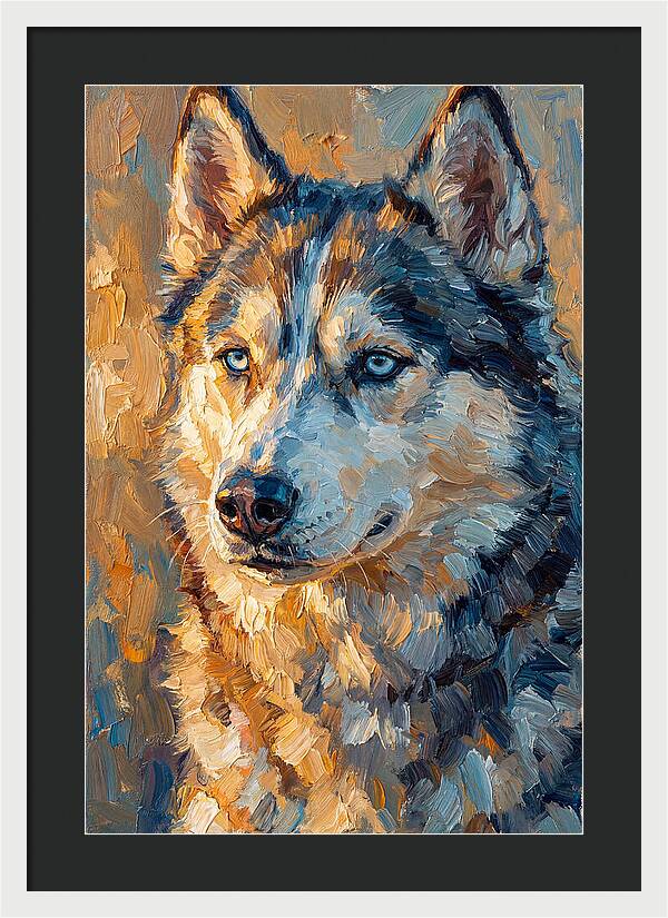 Majestic Siberian Husky