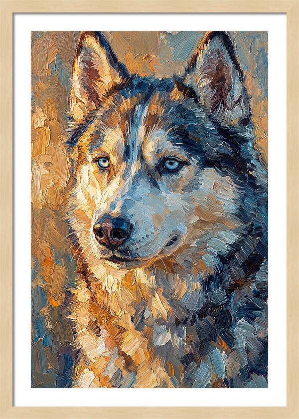 Majestic Siberian Husky