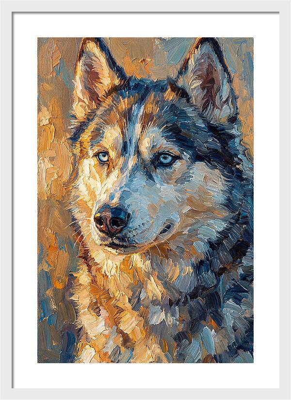 Majestic Siberian Husky
