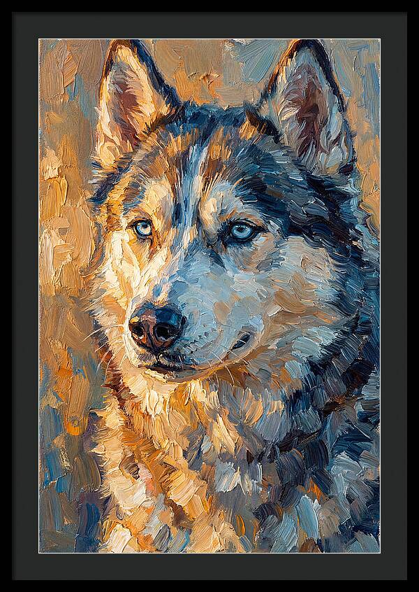 Majestic Siberian Husky