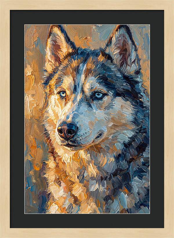Majestic Siberian Husky