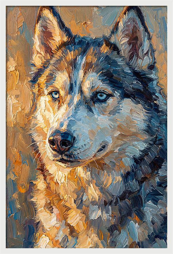 Majestic Siberian Husky