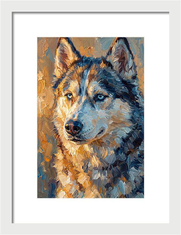 Majestic Siberian Husky