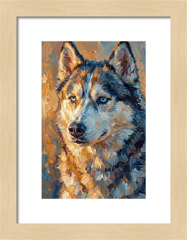 Majestic Siberian Husky