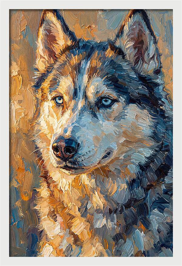 Majestic Siberian Husky