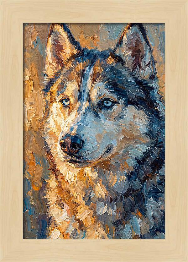 Majestic Siberian Husky