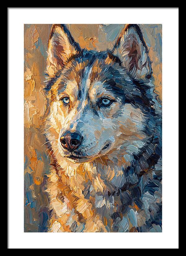 Majestic Siberian Husky