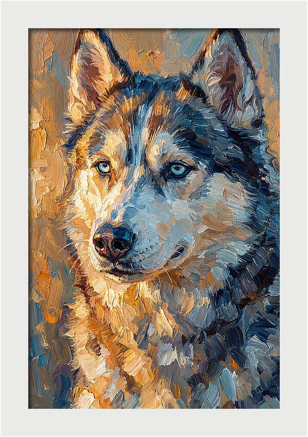 Majestic Siberian Husky