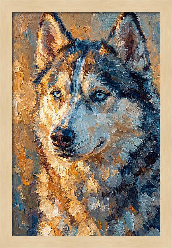 Majestic Siberian Husky