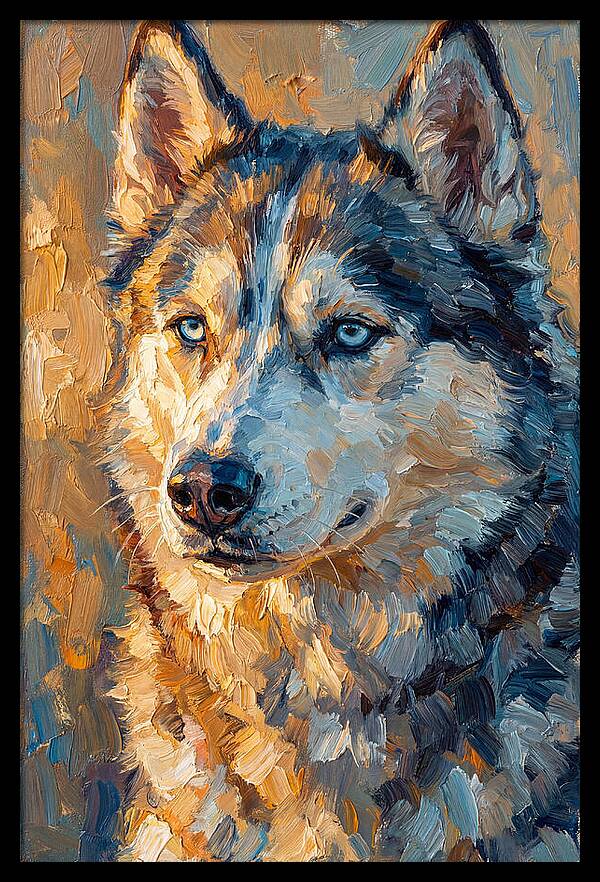 Majestic Siberian Husky
