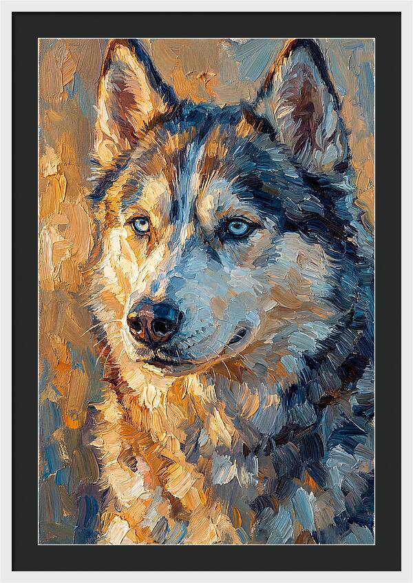 Majestic Siberian Husky