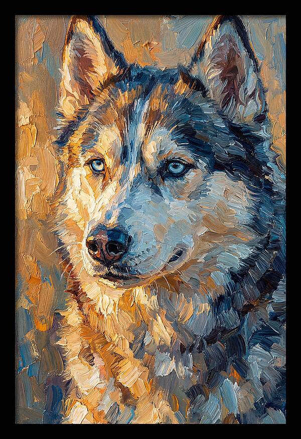 Majestic Siberian Husky