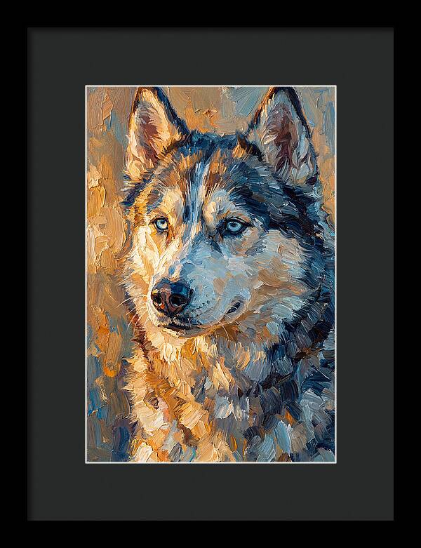 Majestic Siberian Husky